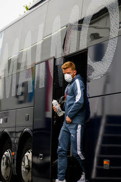 Anders Christiansen of Malmö FF arrives