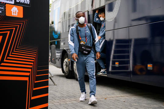 Mohamed Buya Turay of Malmö FF arrives