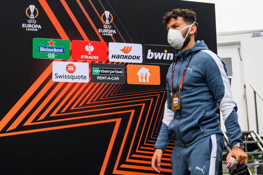Erdal Rakip of Malmö FF arrives
