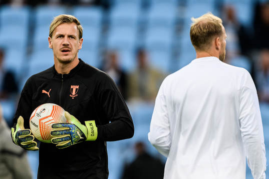 goalkeeper Johan Dahlin of Malmö FF