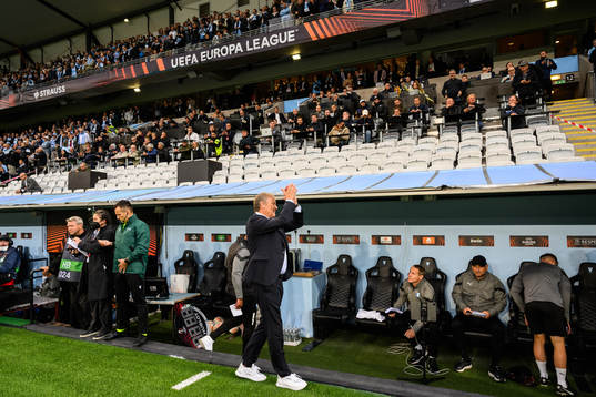Head coach Åge Hareide of Malmö FF