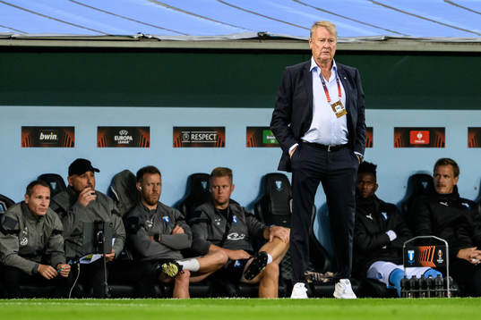 Head coach Åge Hareide of Malmö FF