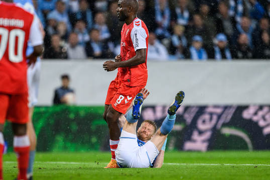 Al Musrati of Braga and Anders Christiansen of Malmö FF