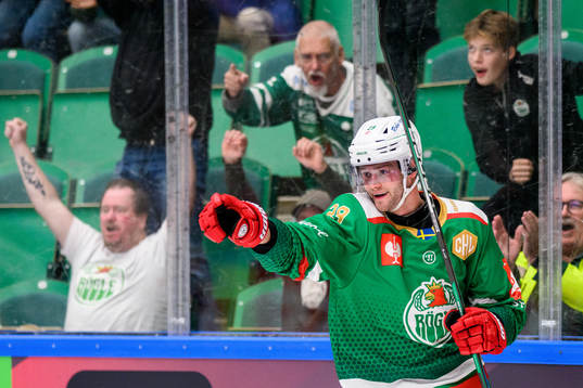 Kim Rosdahl of Rögle celebrates