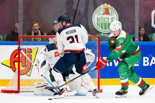 during the CHL game between Rögle and Fehervar