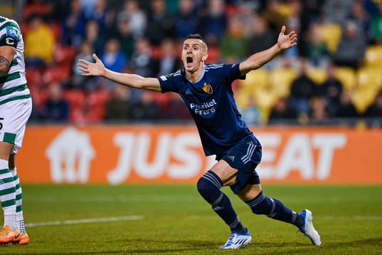 Haris Radetinac of Djurgården reacts