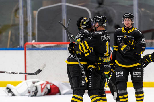 s William Eriksson och Axel Wemmenborn jublar