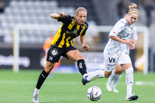 Häckens Anna Anvegård och Umeås Lisa Dahlkvist