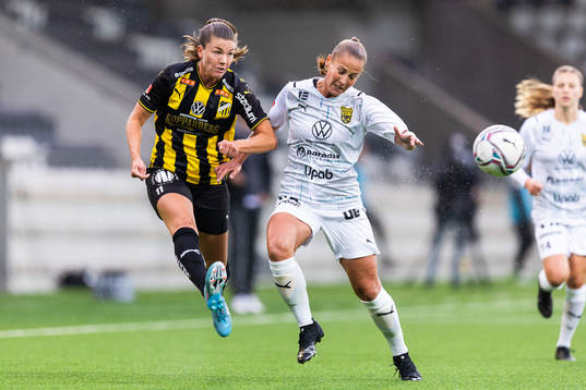 Häckens Pauline Hammarlund och Umeås Olivia Holm
