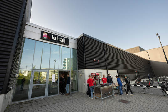 Exteriör Lund ishall