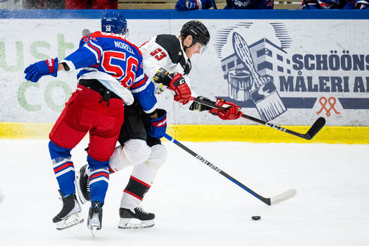 Oskarshamns Robin Norell och Malmö Redhawks Fredrik