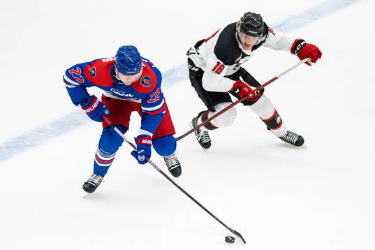 Oskarshamns John Dahlström och Malmö Redhawks Marcus