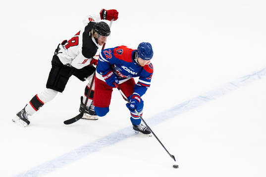 Malmö Redhawks Marcus Sylvegård och Oskarshamns John