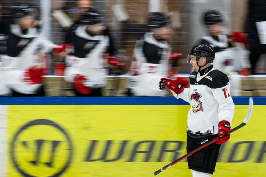 Malmö Redhawks Pathrik Westerholm jublar
