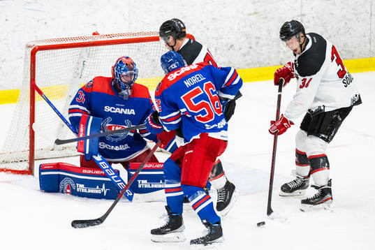 Malmö Redhawks Carl Söderberg gör 3-3 bakom Oskarshamns