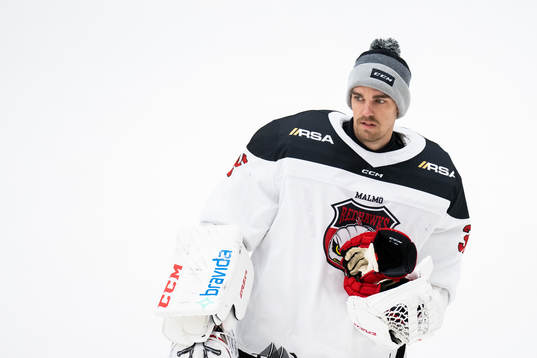 Malmö Redhawks målvakt Adam Werner