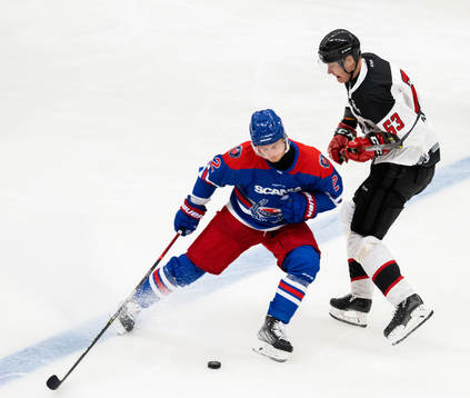 Oskarshamns Hugo Jonasson och Malmö Redhawks Fredrik