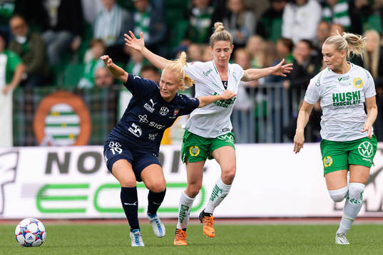FC Rosengårds Sofie Bruun Bredgaard och Hammarbys Elise