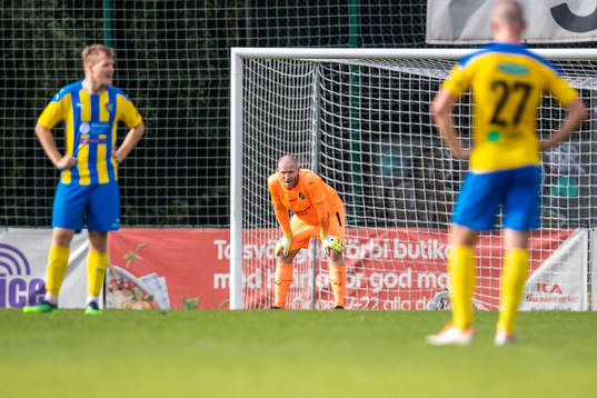 Eskilsminnes målvakt Hampus Nilsson deppar