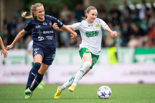 FC Rosengårds Ria Noora Minerva Öling och Hammarbys Vilde