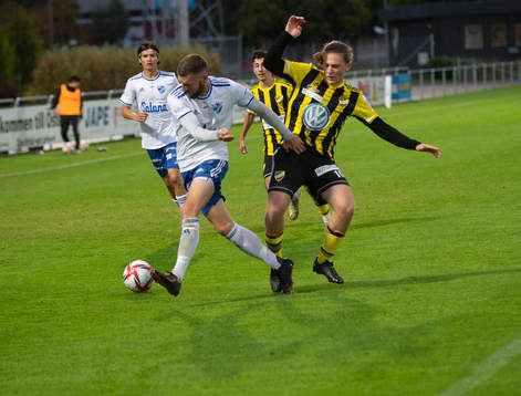 IFK Hässleholms  Mohammed Kawaf i matchen i DM mellan IFK