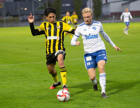 IFK Hässleholms  Mustafa Salehi i matchen i DM mellan IFK