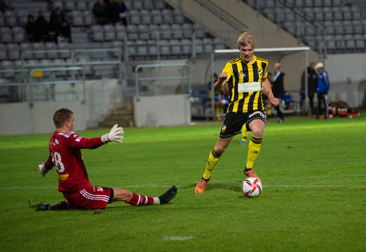 IFK Hässleholms  Linus Roslund i matchen i DM mellan IFK