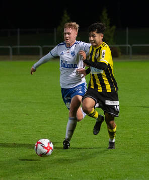 IFK Hässleholms  Ali Reza Nasari i matchen i DM mellan IFK