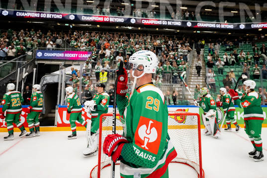 Kim Rosdahl of Rögle celebrates