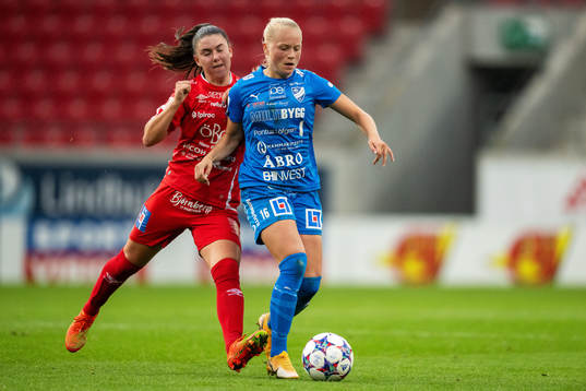 Örebros Emilia Pelgander och Kalmars Wilma Finnman
