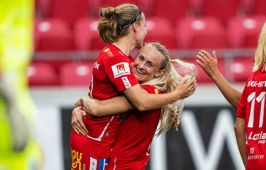 Örebros Michaela Kovacs jublar