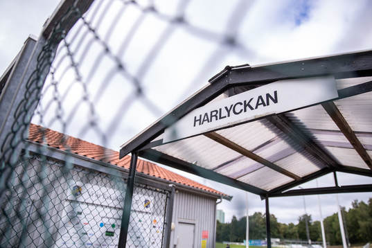 Exteriör av Harlyckans IP