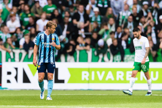 Djurgårdens Rasmus Schüller deppar