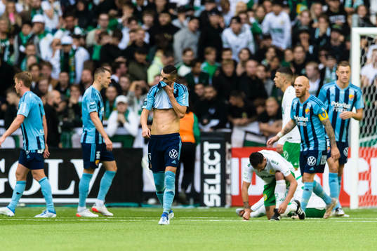 Djurgårdens Haris Radetinac deppar