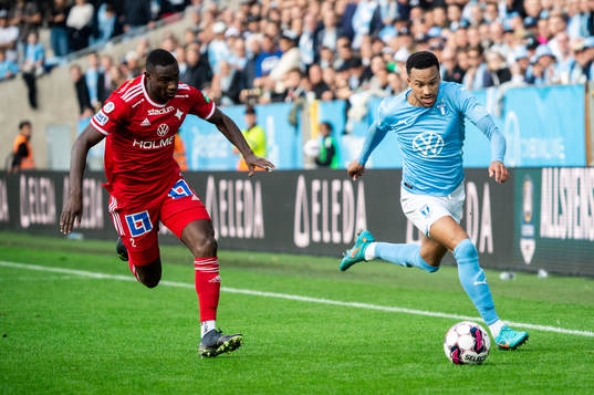 IFK Norrköpings Godswill Ekpolo Egbulu och Malmö FFs