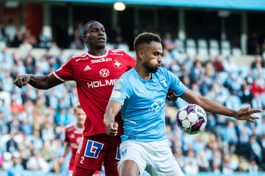 IFK Norrköpings Godswill Ekpolo Egbulu och Malmö FFs