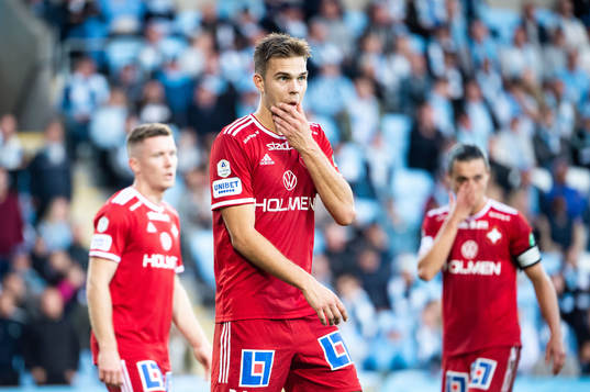 IFK Norrköpings Anton Eriksson deppar