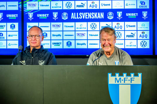 IFK Norrköpings tränare Glen Riddersholm och Malmö FFs