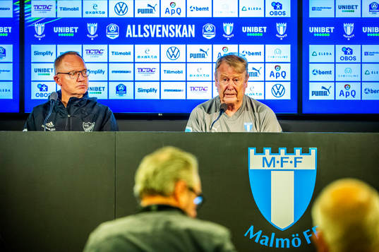 IFK Norrköpings tränare Glen Riddersholm och Malmö FFs