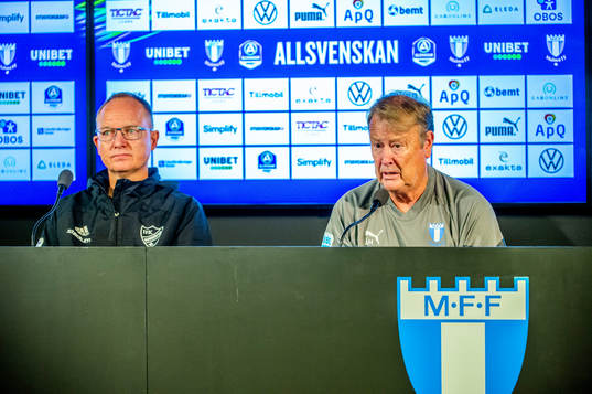 IFK Norrköpings tränare Glen Riddersholm och Malmö FFs