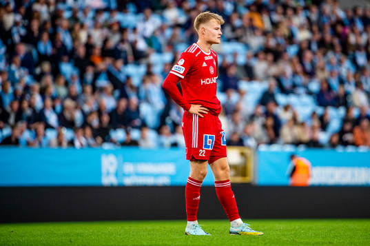 IFK Norrköpings Andri Lucas Gudjohnsen deppar