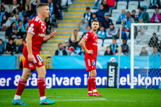 IFK Norrköpings Arnór Traustason deppar
