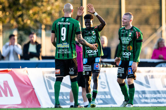 Varbergs Filipe Sisse jublar