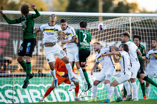 Varbergs Robin Tranberg gör 1-0