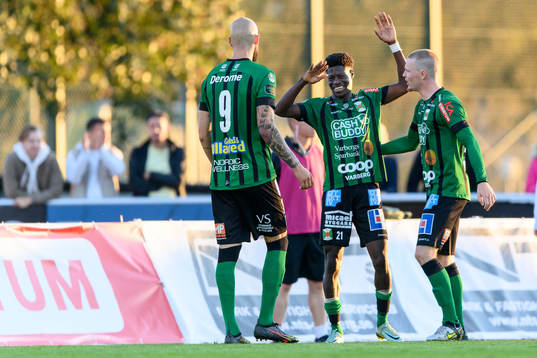 Varbergs Filipe Sisse jublar