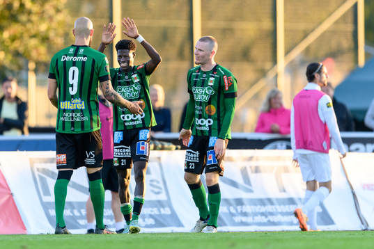 Varbergs Filipe Sisse jublar