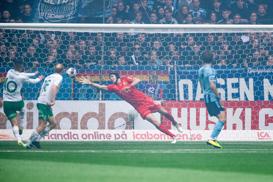 Djurgårdens målvakt Jacob Widell Zetterström