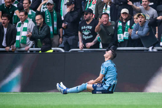 Djurgårdens Haris Radetinac har ont