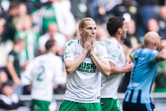 Hammarbys Gustav Ludwigson deppar