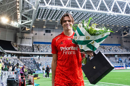 Djurgårdens målvakt Jacob Widell Zetterström